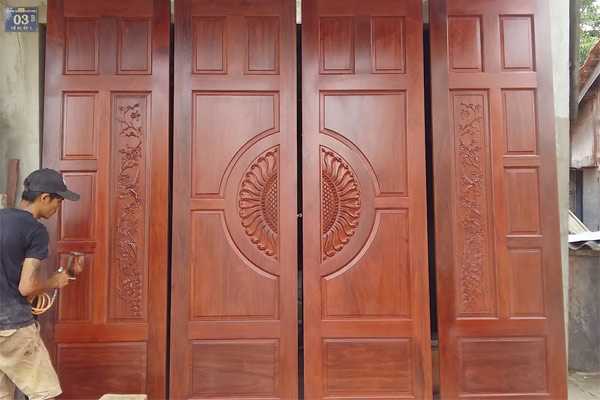 Những mẫu cửa gỗ đẹp - Cửa gỗ 1 cánh, 2 cánh, 4 cánh đẹp ...