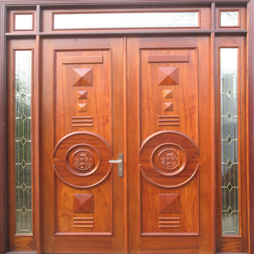 Mẫu cửa gỗ 4 cánh đẹp 9