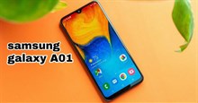 Galaxy A01: Camera kép, Android 10, giá 2,8 triệu