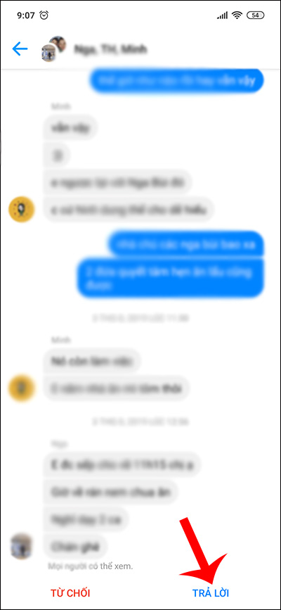 Bỏ qua nhóm chat