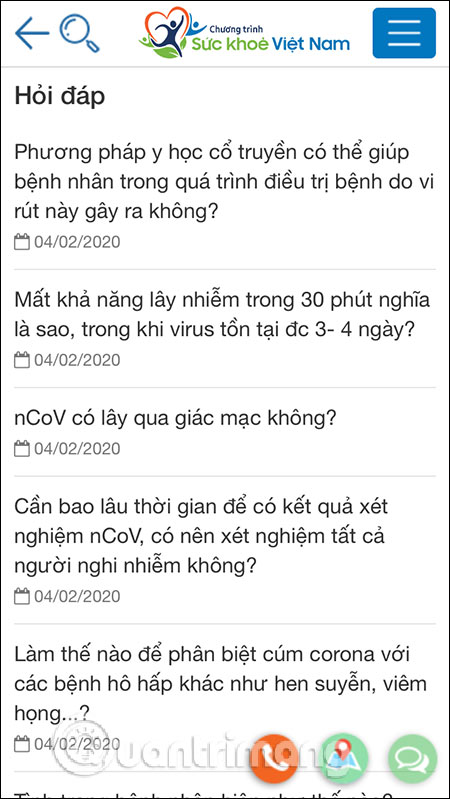 Câu hỏi về corona