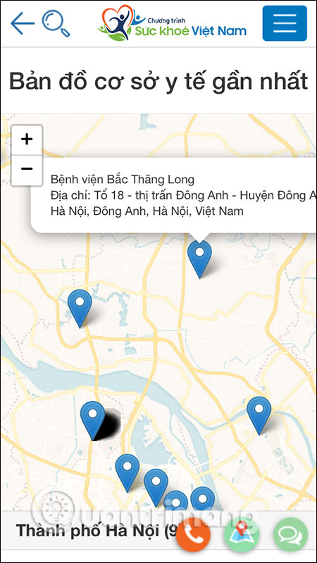 Cơ sở y tế gần nhất