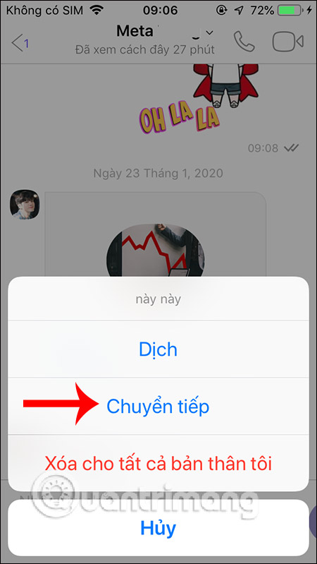 Chuyển tiếp tin nhắn