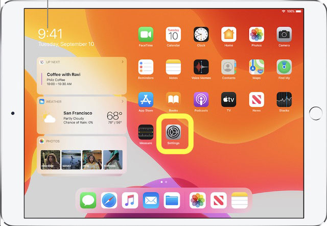 Rất dễ sửa đổi các phím trên thiết bị iPadOS