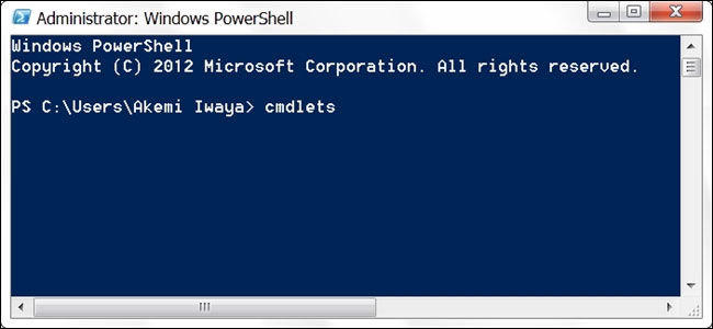 Cmdlet trong PowerShell