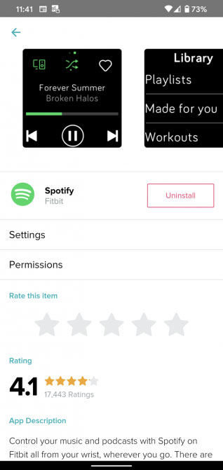 Cách nghe Spotify trên Fitbit