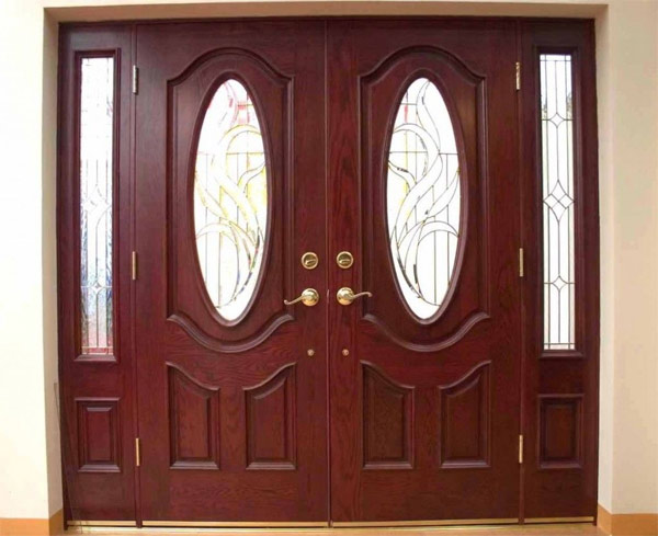 Mẫu cửa kính khung gỗ đẹp 5