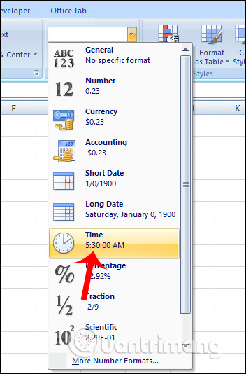 Cách làm tròn thời gian 30 phút hoặc 15 phút trong Excel - Ảnh minh hoạ 2