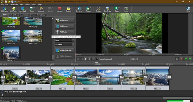 PhotoStage của NCH Software