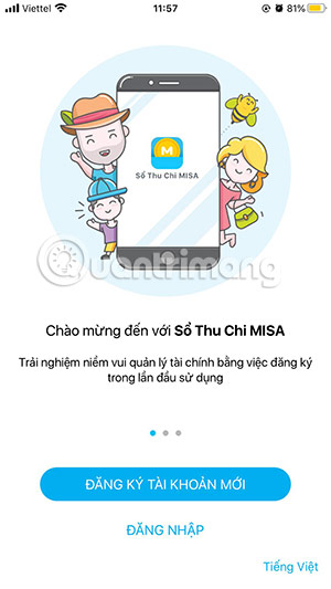 app quản lý chi tiêu