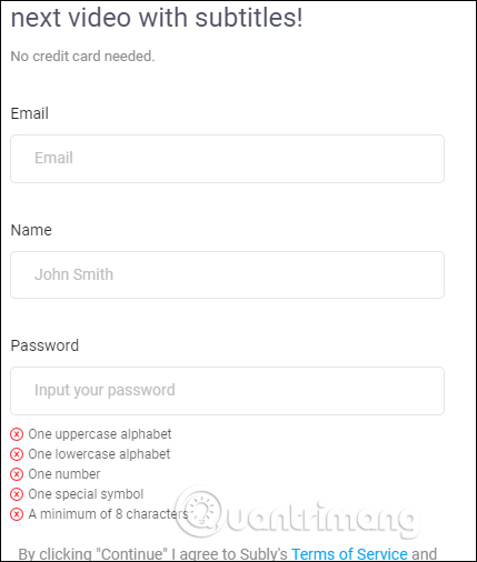 Đăng ký tài khoản