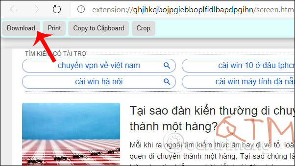 Lưu ảnh chụp 