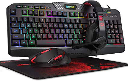 Combo bàn phím và chuột chơi game có dây Redragon S101