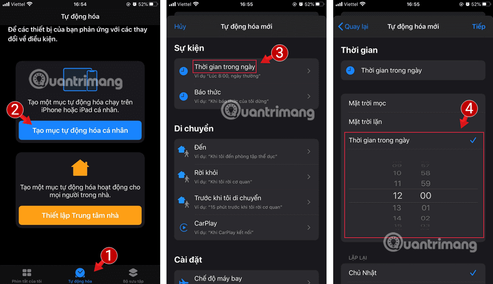 Lên lịch đổi ảnh nền tự động trên iPhone