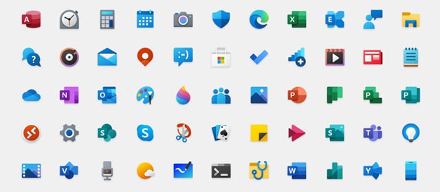 Logo phong cách Fluent Design