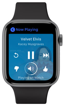 Sử dụng ứng dụng Pandora mới trên Apple Watch