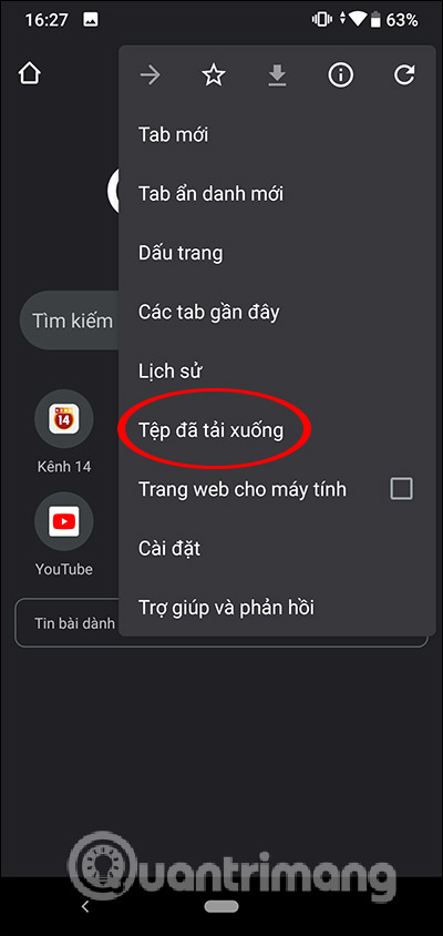Tệp đã tải xuống