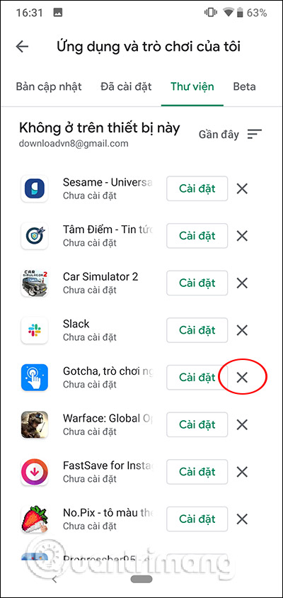 Thư viện tải xuống