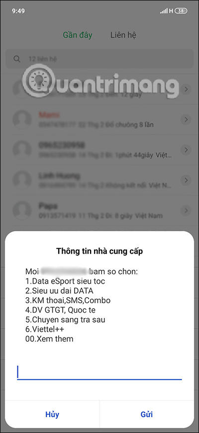 Chọn gói đăng ký