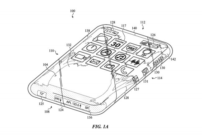 Sáng chế thiết bị có 6 màn hình cảm ứng của Apple. Ảnh: TechRadar.
