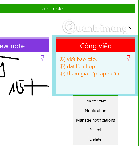 Cách viết ghi chú trên Easy Sticky Notes Pro Windows 10 - Ảnh minh hoạ 5