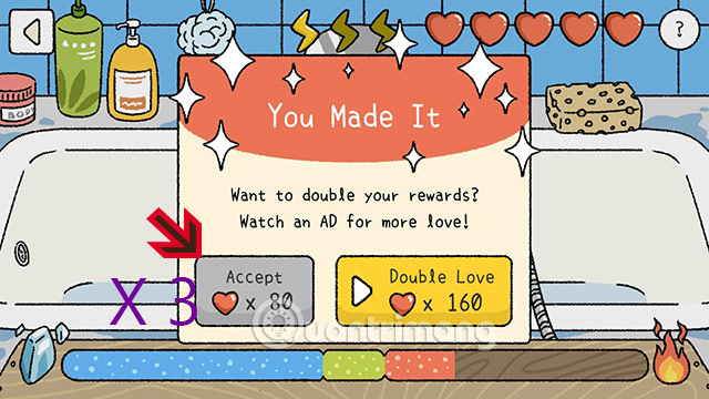 Cách bug tim Adorable Home iOS, Android