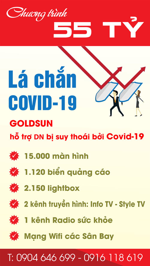 Tập đoàn Truyền thông Goldsun đã chính thức phát động Chương trình “Lá chắn Covid-19”