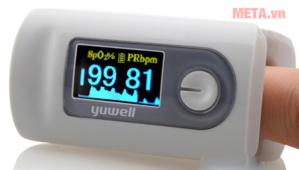 Máy đo nồng độ oxy và nhịp tim Yuwell YX301