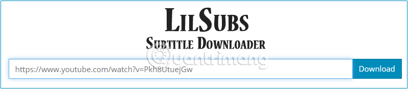 Chờ Lilsubs lấy thông tin video và tạo file phụ đề