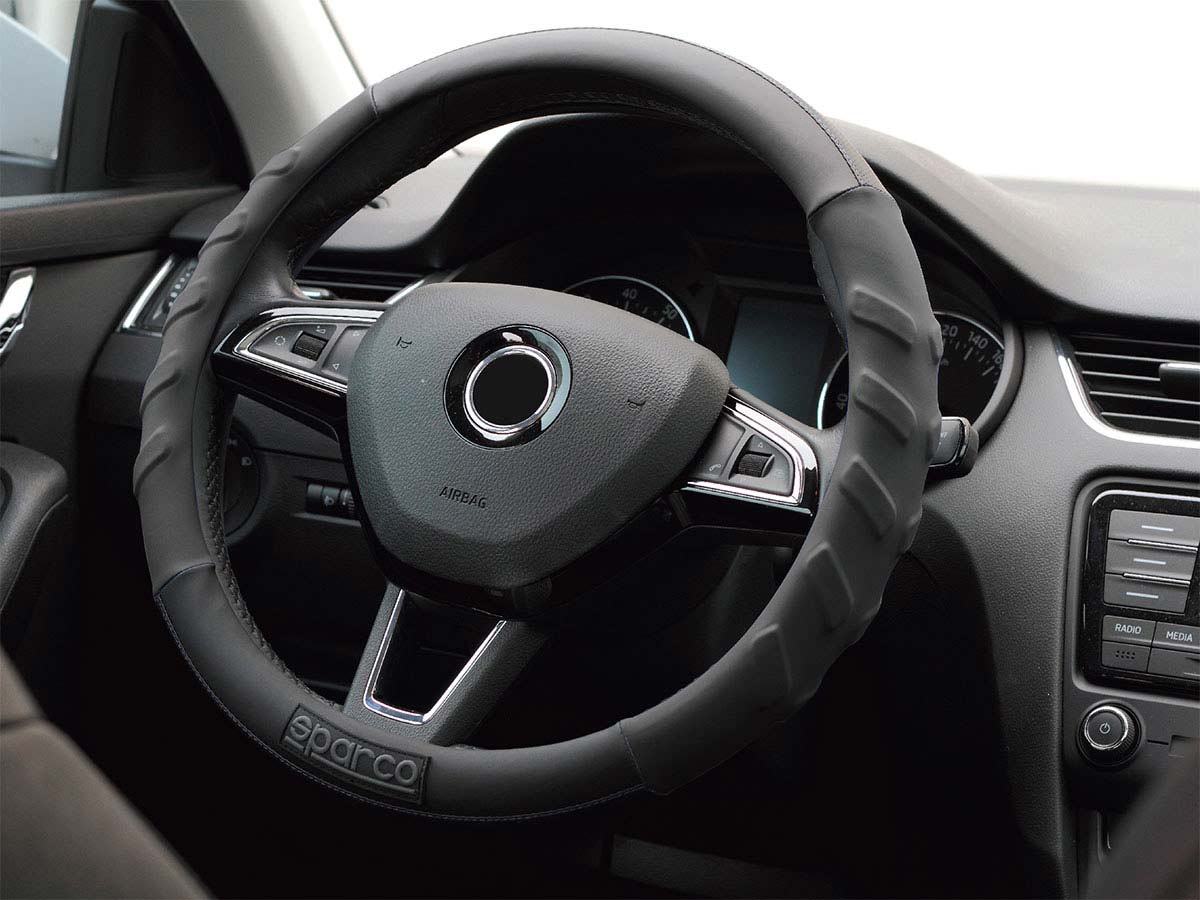 Bọc vô lăng chính hãng Sparco 1117BK