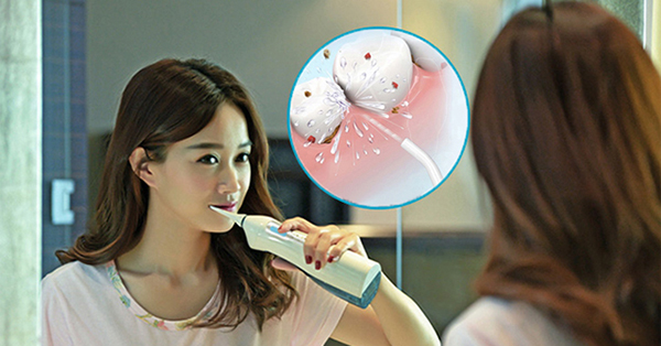 Sử dụng máy tăm nước đem lại hiệu quả cao hơn cho việc vệ sinh răng miệng