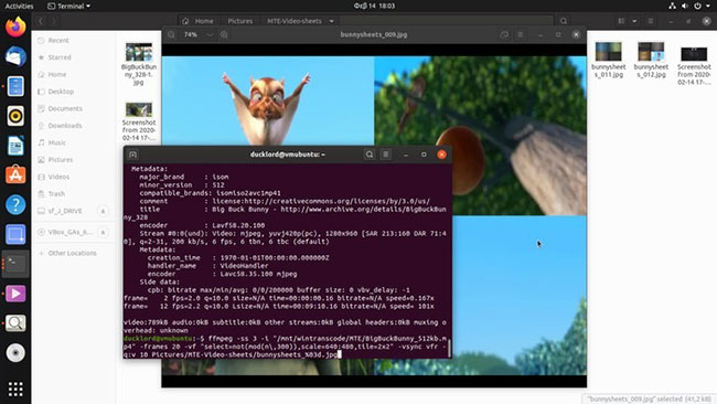 Cách tạo thumbnail sheet cho video trong Linux