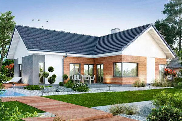 Mẫu nhà vườn cấp 4 đẹp 4