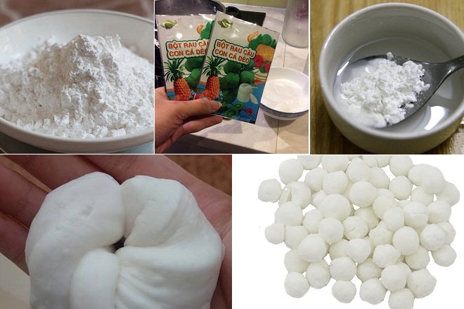 Nhồi bột làm trân châu