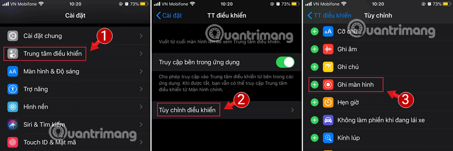 Cách Quay Màn Hình Iphone Và Ghi Âm Dễ Ơi Là Dễ - Quantrimang.Com