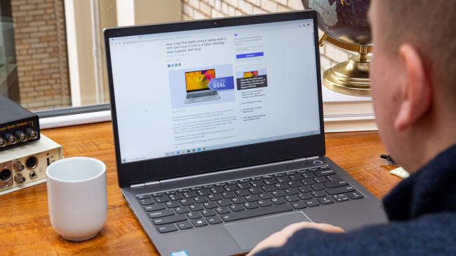 Bộ xử lý Intel Core i5-8265U của ThinkBook 13s cho kết quả tốt