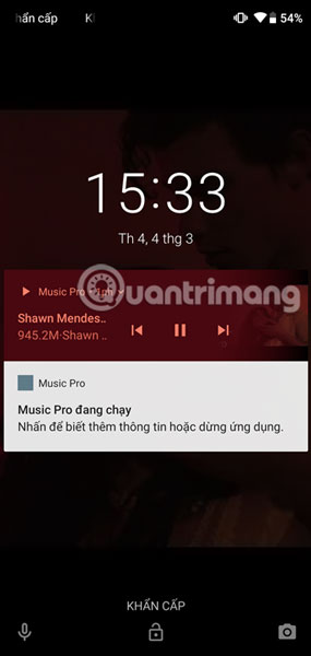 Music will still play normally when the screen is off