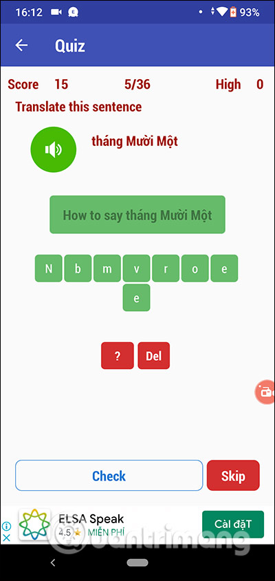 Bài kiểm tra tổng
