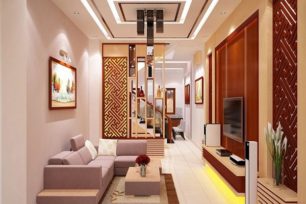 Vách ngăn bằng gỗ đẹp 11