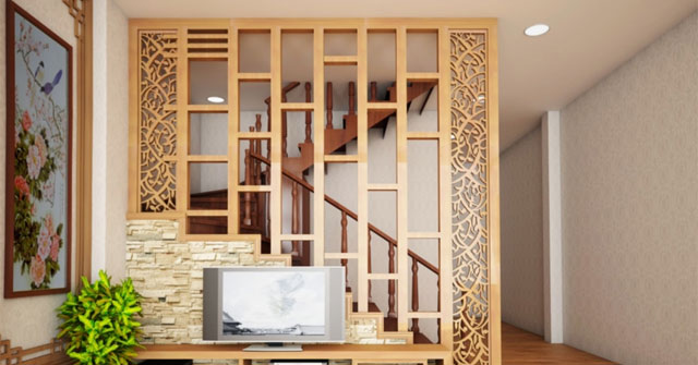 Top 50 mẫu vách ngăn phòng khách bằng gỗ đơn giản đẹp nhất