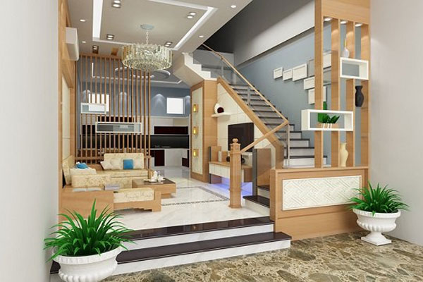Vách ngăn bằng gỗ đẹp 4