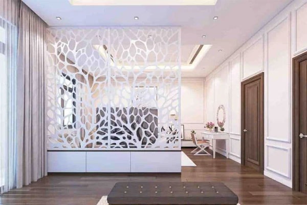 Vách ngăn bằng gỗ đẹp 5