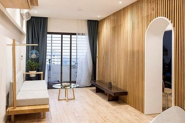 Vách ngăn bằng gỗ đẹp 6