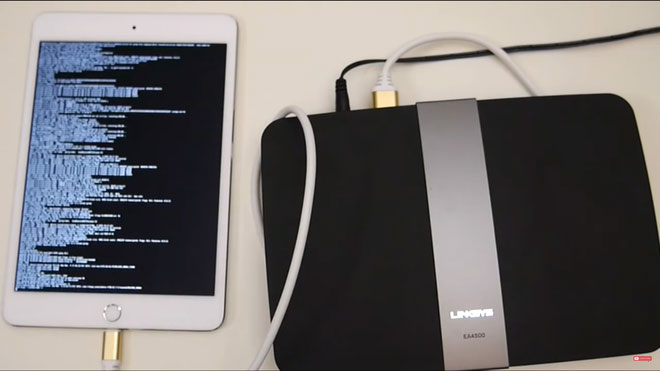 Jailbreak iPhone bằng một chiếc router wifi