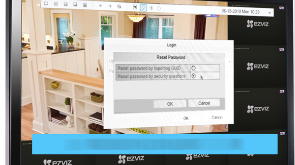 Lựa chọn  khôi phục mật khẩu cho camera wifi Ezviz