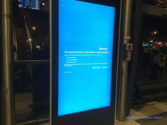 Thiết bị điều tra chất lượng dịch vụ cũng hiển thị yêu cầu nâng cấp hệ điều hành mới