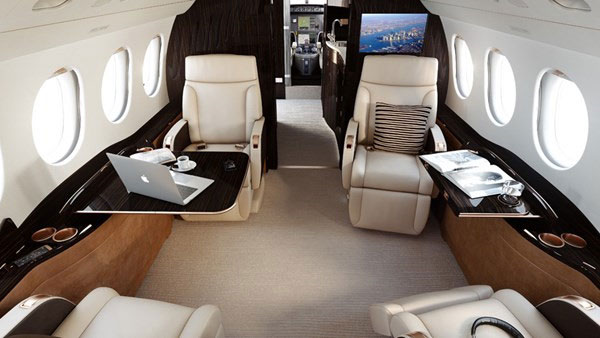 Nội thất cực sang trọng của Falcon 8X 3