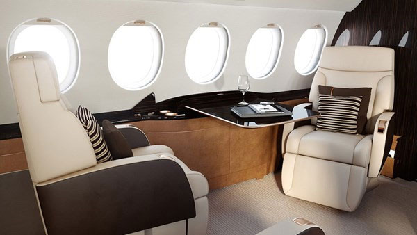 Nội thất cực sang trọng của Falcon 8X 4