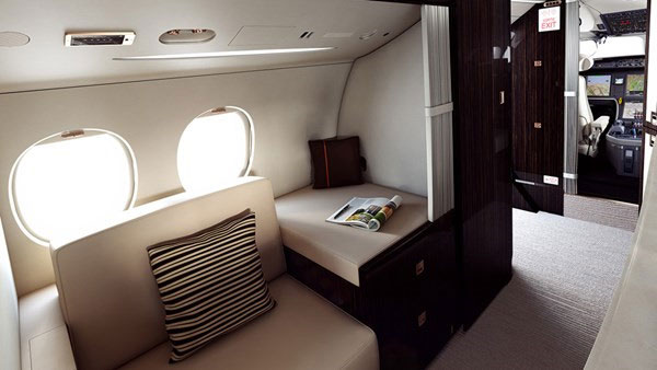 Nội thất cực sang trọng của Falcon 8X 8