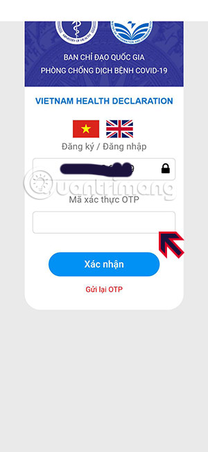 khai báo sức khỏe toàn dân